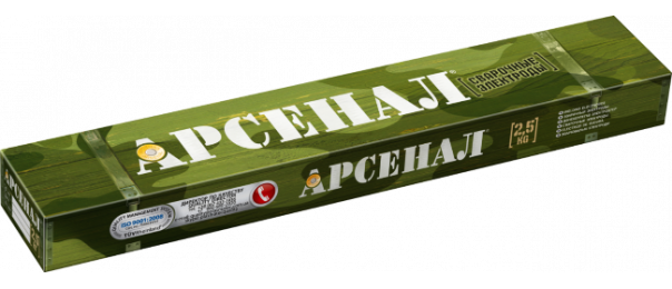 Электроды сварочные Арсенал МР-3, ф 3 мм (уп-2,5 кг) купить с доставкой в Первомайском