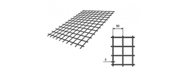 Сетка сварная (дорожная) 50х50х3мм 1х2м купить с доставкой в Первомайском